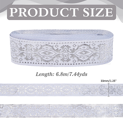 1 шт. полиэстеровая лента для вышивки в этническом стиле OCOR-ME0001-36A-1