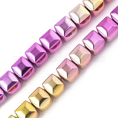 Гальванические нити из синтетических немагнитных гематитовых бусин G-A263-H01-05-1