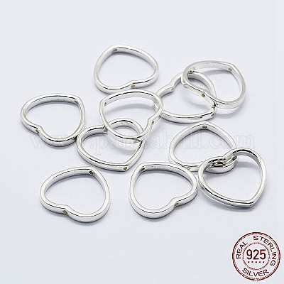 925 Sterling Silber Perlenrahmen&nbsp;STER-F036-15S-16x14-1