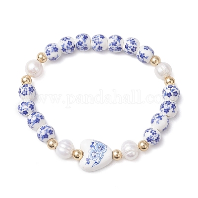 Браслеты ручной работы из фарфора BJEW-JB12877-1