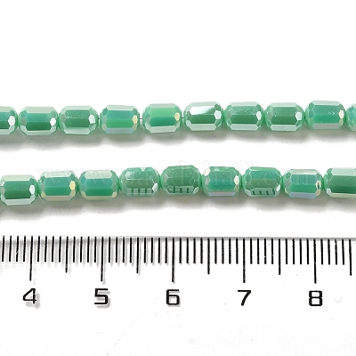 Стеклянные бусины с гальваническим покрытием  EGLA-D031-01B-1