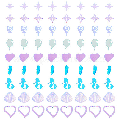 100 г пластиковых пайеток&nbsp;PVC-TA0001-04B-1