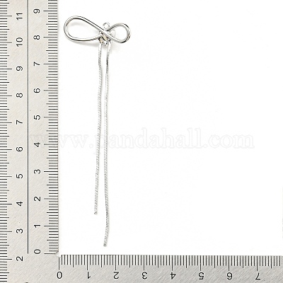 Большие подвески из прозрачного стекла KK-Z034-05P-1