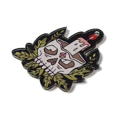 Акриловые подвески с принтом на Хэллоуин FIND-K017-01A-1