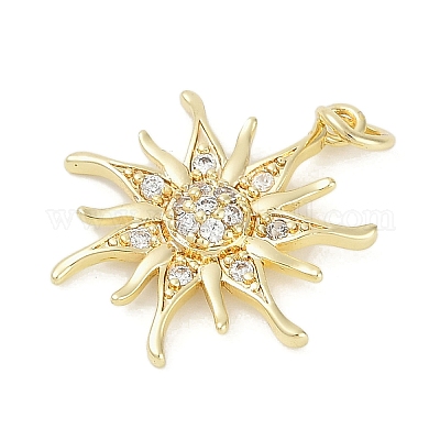 Стойки обшивки латунь микро проложить Циркон подвеску KK-H509-21G-02-1