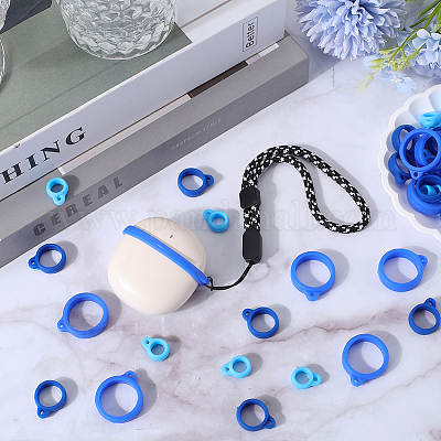 60шт. 3-х стильный силиконовый кулон SIL-GF0001-28B-1