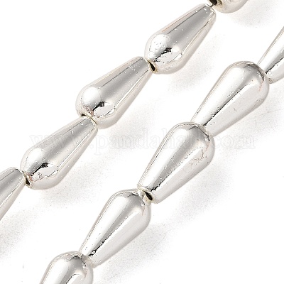 Гальванические нити синтетических магнитных гематитовых бусин G-Q1009-F02-6x12mm-1