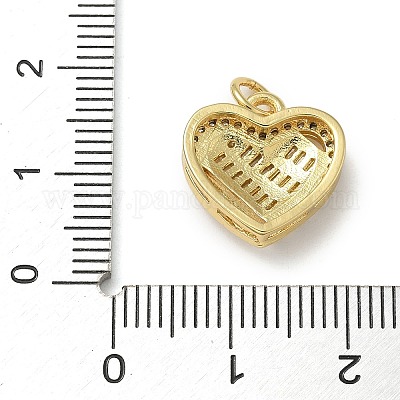 Стойки обшивки латунь микро проложить Циркон подвеску KK-K392-36G-1