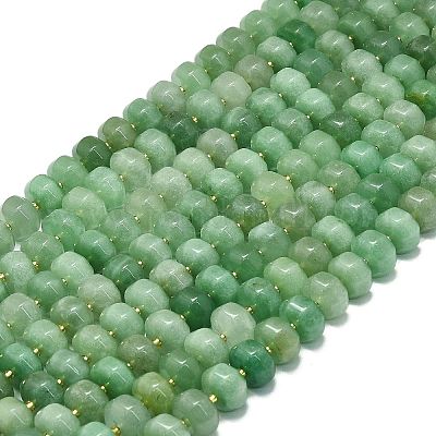 Естественный зеленый авантюрин бисер нитей G-P573-B11-01-1