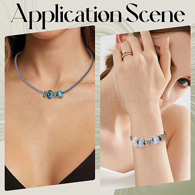 1 рулон 10 м круглых плетеных шнуров из коровьей кожи WL-SC0001-03C-1