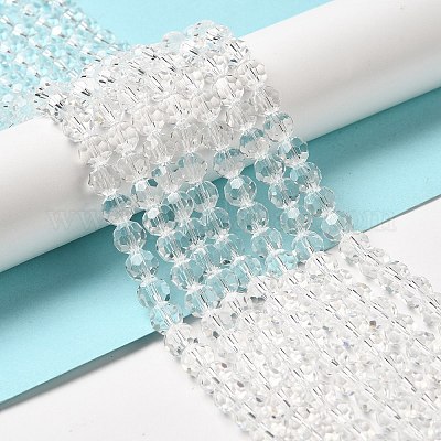 Прозрачные стеклянные бусины EGLA-A035-T8mm-D19-1