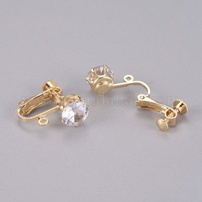 Латунный винт для фиксации на серьгах KK-L200-A01-G-1