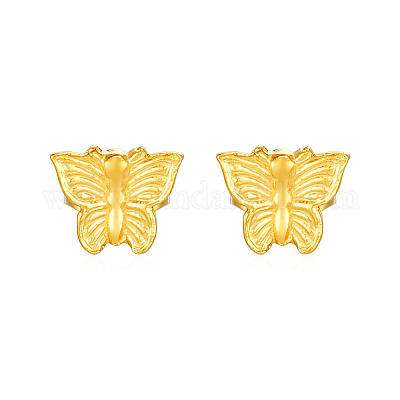 Стильные серьги-гвоздики в форме бабочек из нержавеющей стали 304 для повседневной носки AO7472-1-1