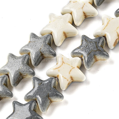 Синтетические бирюзовые бусины G-H060-07C-1