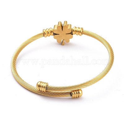 Наборы браслетов-манжет из нержавеющей стали 304 BJEW-M284-13-1