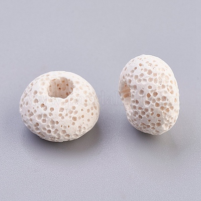 Европейские бусины из натуральной лавы G-E477-A11-1