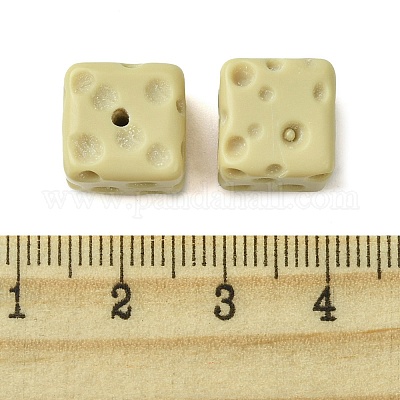 Непрозрачные бусины из искусственной смолы CRES-B021-11-1