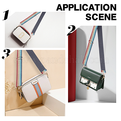 1Set 3 Colors 15 Inch Bag Strap Chains Handbag Purse Handle Chunky
