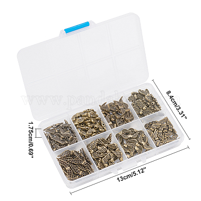 Сплавочные овальные бусины тибетского стиля  PALLOY-PH0001-10AB-NF-1