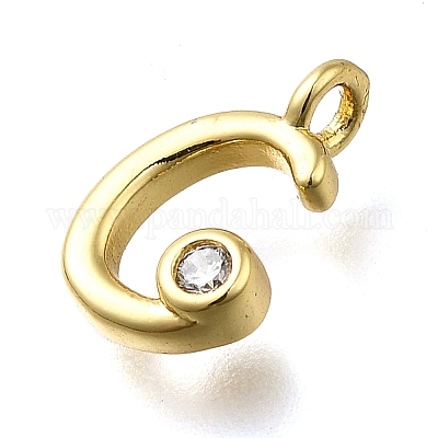 Латунные микро проложить кубического циркония подвески KK-B132-12G-C-1