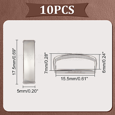 10 шт. Кольца для ремня из сплава FIND-UN0002-98P-1