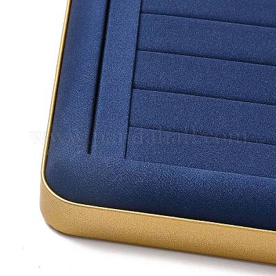 Подставки для подносов для колец на палец из искусственной кожи с 8 слотом VBOX-C003-09A-1