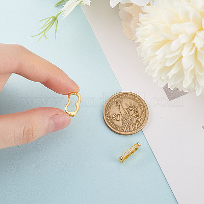 2 шт. платиновое покрытие 925 застежки-крутилки из стерлингового серебра со стразами FIND-GO0002-57-1