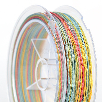 Nylon String for Bracelets, 1 Roll Chinese Knotting Cord Nylon