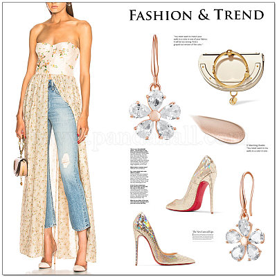 Латунь болтающийся серьги JE803A-1