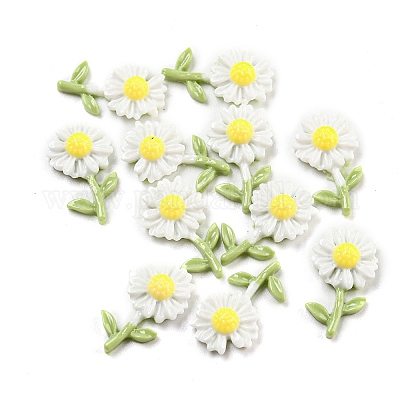 Светящиеся непрозрачные кабошоны из непрозрачной эпоксидной смолы CRES-M032-02A-1