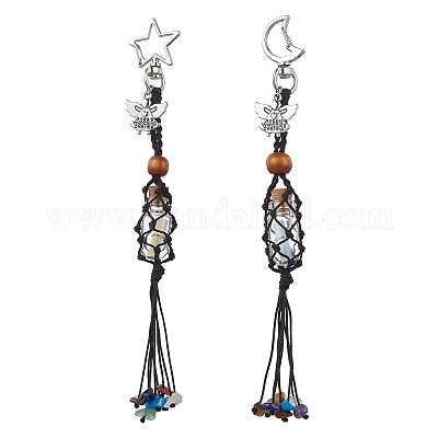 Украшение кулона из натурального драгоценного камня HJEW-JM01808-1