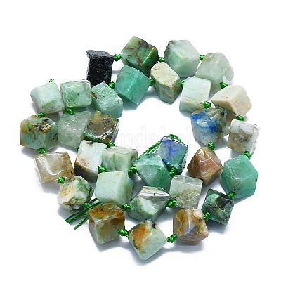 Натуральные бусы из хризоколлы и лазурита G-K245-G01-01-1