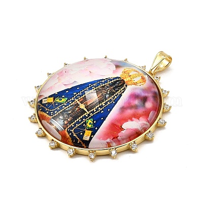 Стойка покрытие латунь микропаве кубический цирконий клей фотобумага подвески KK-D343-01G-1