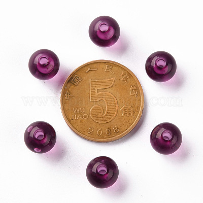 Прозрачные акриловые бусины&nbsp;X-MACR-S370-A8mm-743-1