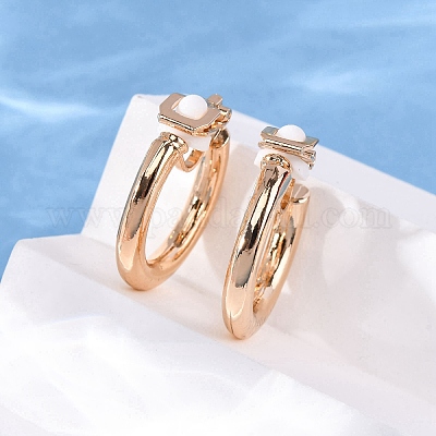 Клипсы из сплава силикона EJEW-Z120-01G-02-1