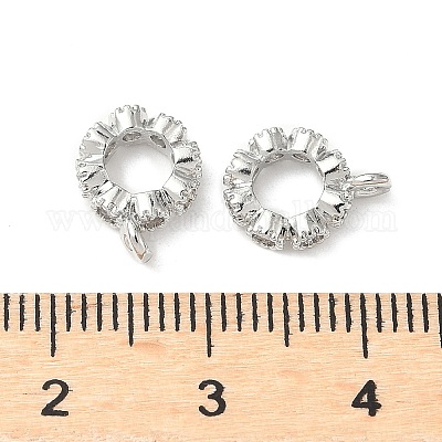 Латунные поручни из прозрачного кубического циркония с микропаве KK-A254-02B-P-1