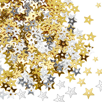 100 г подвески из 2-х цветных пайеток/блесток KY-CY0001-02-1