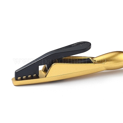 ABS Plastic Bracelet Helper, for Helping Jewelry Wearing Tool, Gold,  17.7x1.6x1.8cm