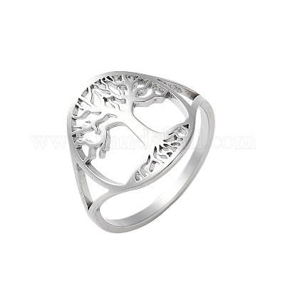 Кольца из нержавеющей стали марки 304 RJEW-P080-03P-1