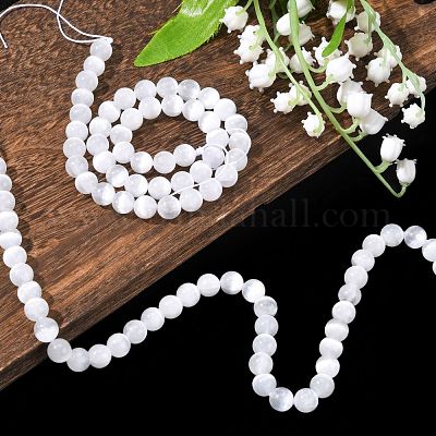 Нити из натурального селенита G-N328-025B-02-1