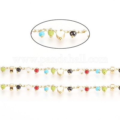 Латунная витая цепочка для бордюров CHC-G011-01G-01-1