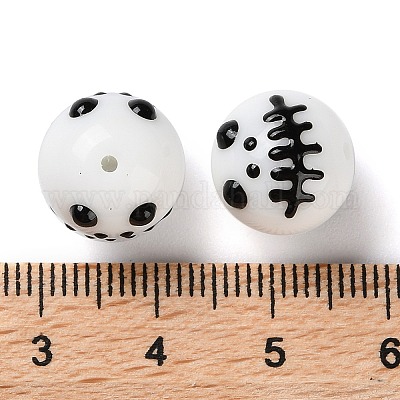 Нити стеклянных бусин для выпечки на тему Хэллоуина LAMP-L078-001A-1