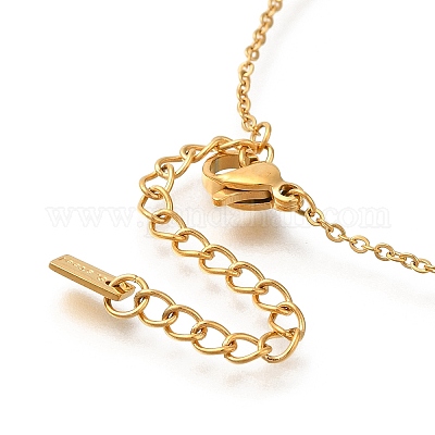 Ионное покрытие (ip) нержавеющая сталь 304 и акрил черные нагрудные ожерелья в форме сердца NJEW-F328-14G-02-1