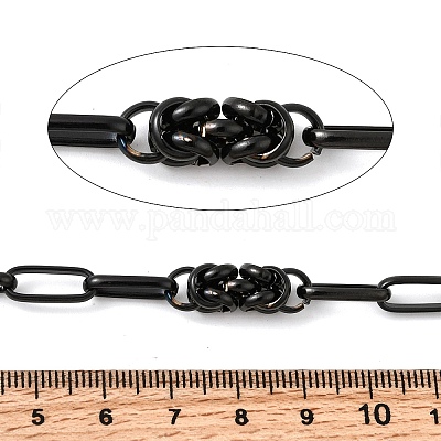 Цепи Figaro из нержавеющей стали 304 CHS-K024-08EB-1