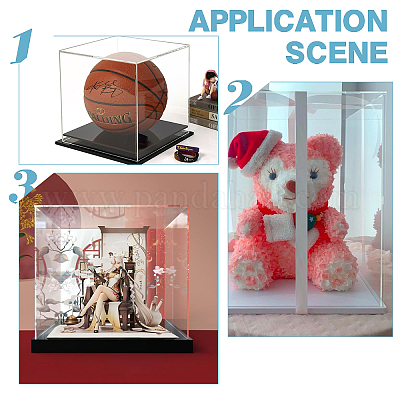 Clear Acrylic Display Case Assemble Collectibles Box For Display