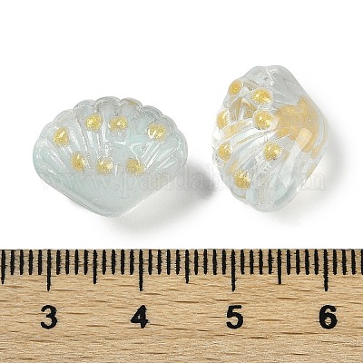 Бусы лэмпворк ручной работы LAMP-I027-11G-1