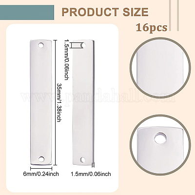 16 шт. подвески-соединители из нержавеющей стали 304 FIND-BC0003-43-1