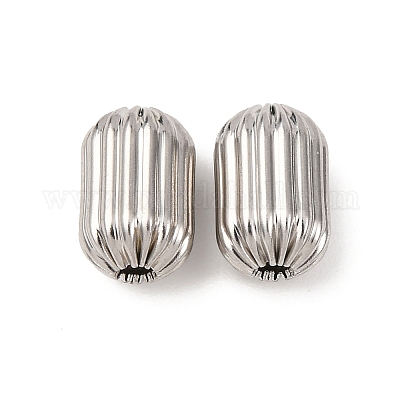 Текстурированные бусины из нержавеющей стали 304 STAS-I358-11P-06-1