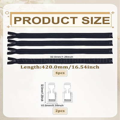 4 шт. нейлоновая молния швейная фурнитура&nbsp;FIND-LP0007-41C-1
