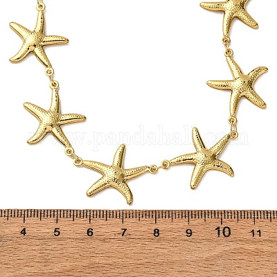 Пляжные ожерелья из нержавеющей стали 304 с морскими животными для женщин NJEW-G178-04G-03-1